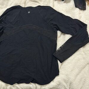 Lululemon Black Long Sleeve Top